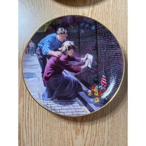 New Antique Collectible Limited Edition Collector Plate “Engraved In Our Hearts”